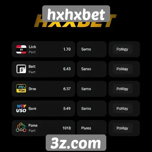 Métodos de pagamento disponíveis no hxhxbet